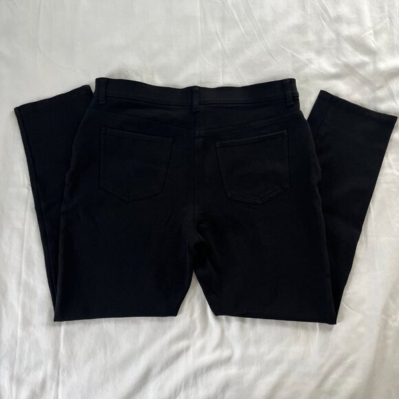 Chico's So Slimming Solid Black High Rise Straight Leg Pants | Size 1S (8S) - Picture 4 of 5